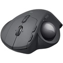 Mouse óptico Bola de seguimiento Logitech MX ERGO, 8 botones, inalámbrico, Bluetooth, 2.4 GHz, receptor inalámbrico USB