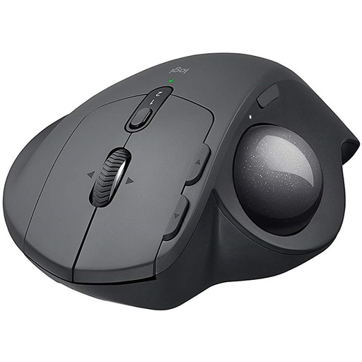 [910-005177] Mouse óptico Bola de seguimiento Logitech MX ERGO, 8 botones, inalámbrico, Bluetooth, 2.4 GHz, receptor inalámbrico USB