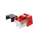 Keystone Jack  Nexxt Solutions Infrastructure,  Category 6 Cat6 Unshd KJ Red
