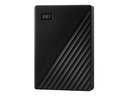 Disco duro externo (portátil) WD 4 TB My Passport WDBPKJ0040BBK, cifrado, USB 3.2 Gen 1, AES de 256 bits, Color. negro