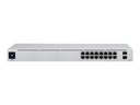 Conmutador Ubiquiti UniFi Switch USW-16-POE, Gestionado, 16 x 10/100/1000 (8 PoE+) + 2 x Gigabit SFP, sobremesa