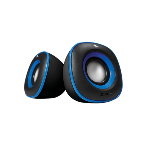 [XTS-115BL] Bocinas Spekter estéreo multimedia de 2.0 canales con cable para alimentación USB y conexión de 3,5mm