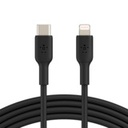 Cable de carga rápida Belkin Tipo USB-C (M) a Lightning (M) 1 m Color negro 18 vatios Para Apple iPad/iPhone/iPod