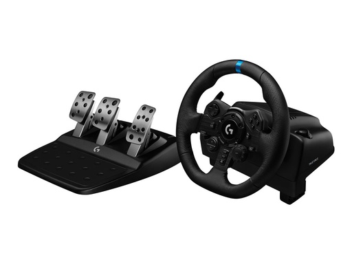 [941-000147] Juego de volante y pedales Logitech G923 Racing, cableado, para PC, Sony PlayStation 4, Sony PlayStation 5