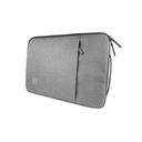 Funda para Notebook 15.6" - Polyester - Granite silver con bolsa