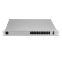 Conmutador Ubiquiti UniFi Switch USW-24, Gestionado, 24 x 10/100/1000 + 2 x Gigabit SFP, sobremesa, montaje en rack