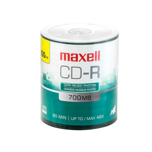 [06446] CD-R MAXELL 80MIN 48X TUBO X 50