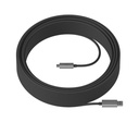 Cable USB Logitech Strong - USB Tipo A (M) a USB-C (M) - USB 3.1 - 10 m - plenum, Active Optical Cable (AOC)
