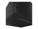 Nexxt Solutions Infrastructure - Wall mount enclosure - SPCC steel / Tempered glass - Black / RAL 9005 - 600x450 6U FIX 1FAN