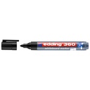 MARCADOR P/PIZARRA EDDING 360 P/REDONDA REC. 1 NEGRO