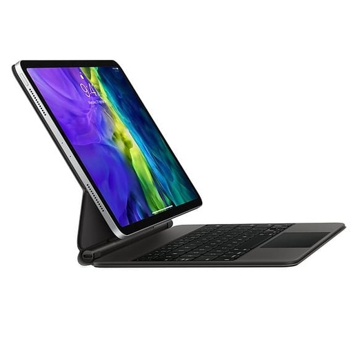 [MXQT2E/A] Apple - Keyboard - Wireless - Ergonomic Design - Black - iPadPro11in-Pad Air4