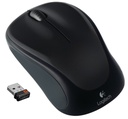 Logitech M317 - Ratón - óptico - inalámbrico - 2.4 GHz - receptor inalámbrico USB - negro