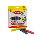PLASTICINA VINCI 180 GR. CAJA X 10 BARRAS DE COLORES