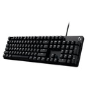 Teclado Logitech -  Wired - Spanish - USB - Black - carcasa de aluminio