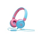 Auriculares con diadema JBL - JR310 - Para Componentes electrónicos portátiles / Para Tablet - Cableado - rosado/celeste