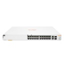 Conmutador HPE Aruba Instant On 1960 24G 20p Class4 4p Class6 PoE 2XGT 2SFP+ 370W Switch - L3 Lite - Gestionado - 24 x 10/100/1000 + 2 x 10 Gigabit SFP+ + 2 x 100/1000/10GBase-T - montaje en rack - PoE (370 W) - BTO