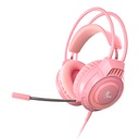 Auriculares Xtech Cableado - XTH-564 - Para Computer / Para Game console - 3.5mm+USB Pink