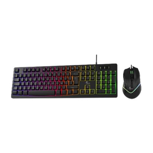 [XTK-531S] Xtech - Keyboard and mouse set - Wired - Spanish - USB - Black - Gaming XTK-531S.