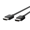 Cable HDMI Belkin Ultra High Speed - HDMI macho a HDMI macho - 2 m - blindado de dos capas - negro