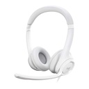 Audífonos Logitech H390 con Micrófono Alámbrico USB Blanco