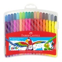 MARCADORES EN ESTUCHE FABER CASTELL 33645 36 COLORES
